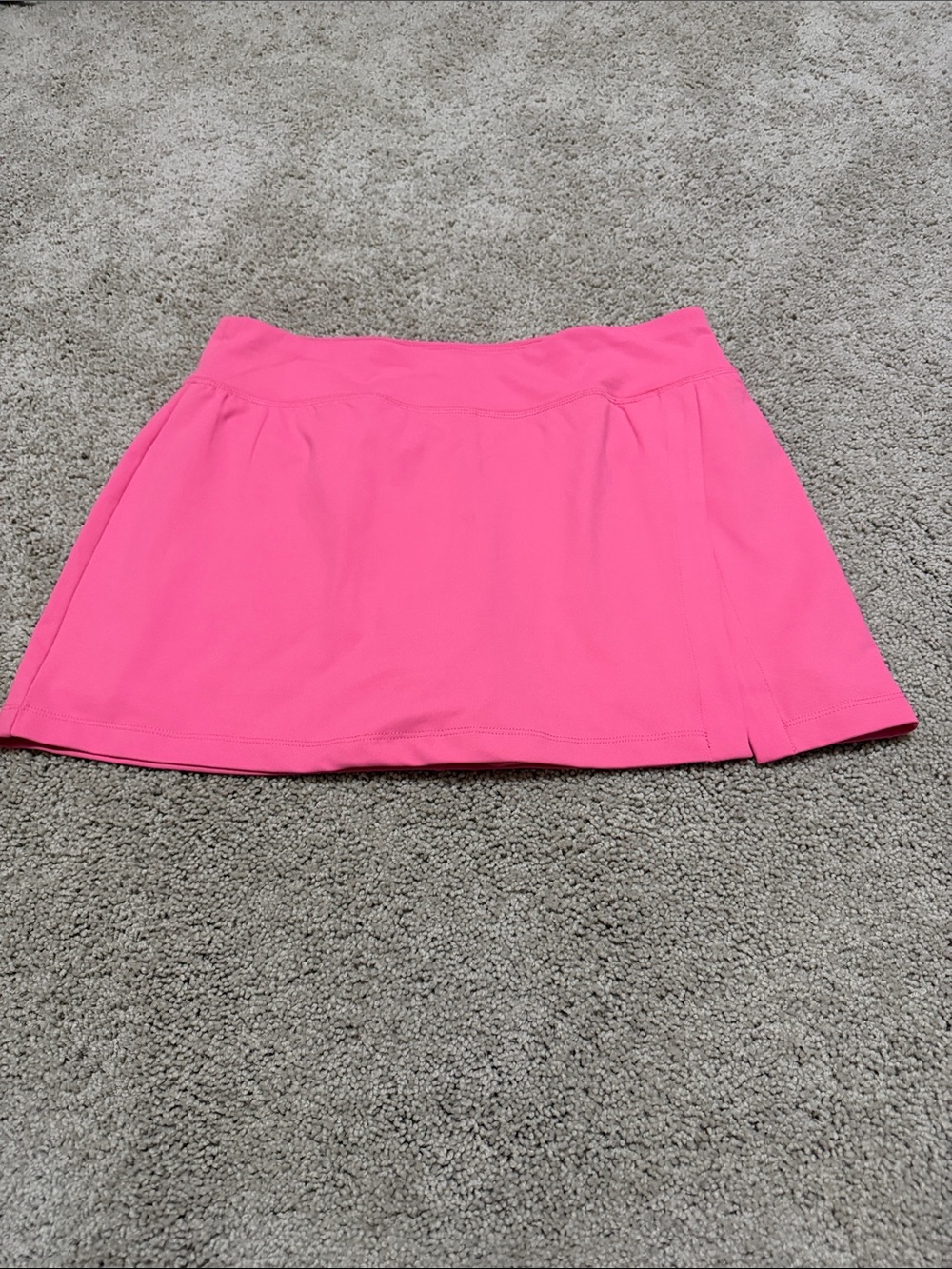 Layer 8 Women's Coral Front Side Slit Skort Medium Soft Stretchy 14.5"L